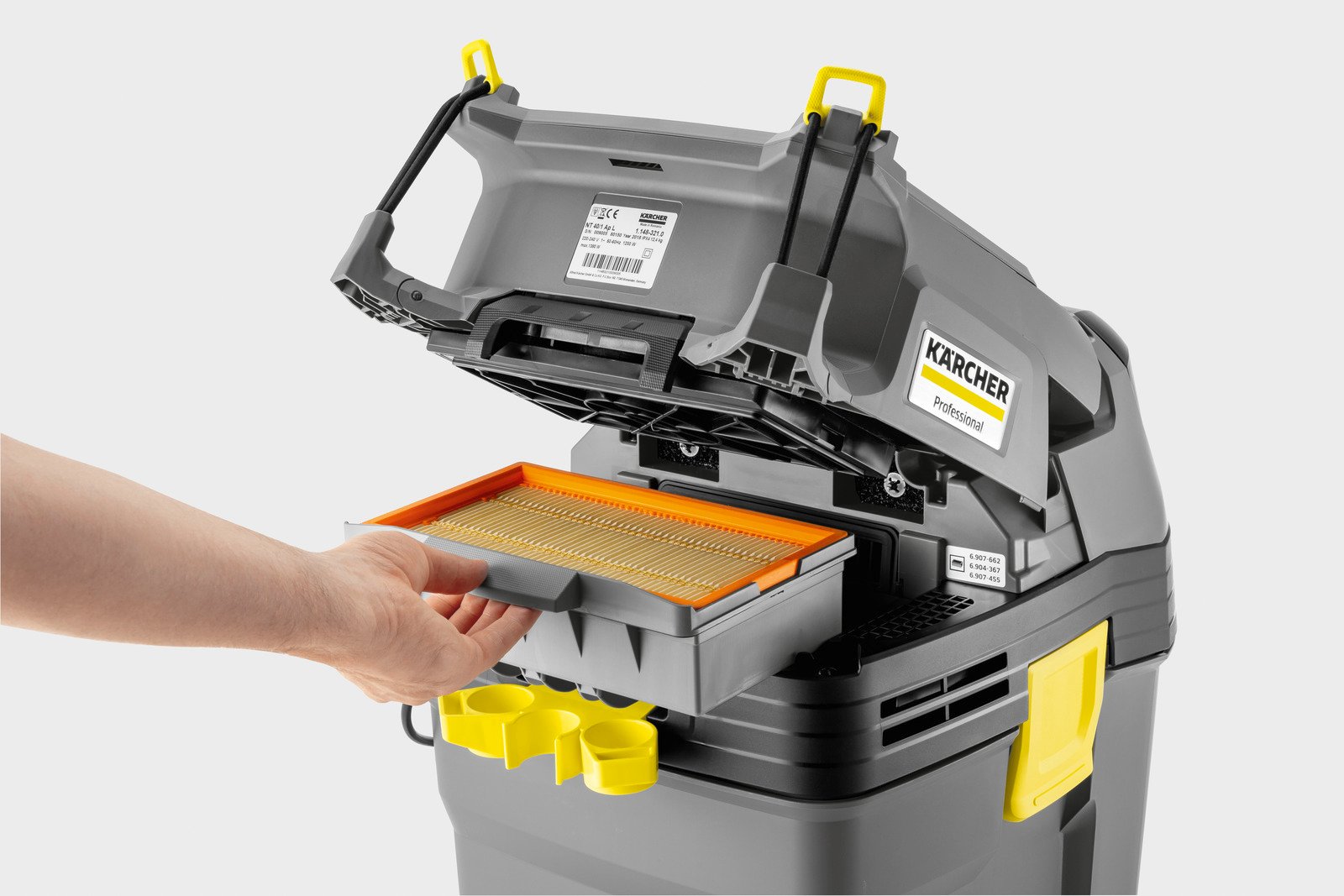 Kärcher NT 30/1 Tact Te M – profesionalus drėgno ir sauso valymo dulkių siurblys intensyviam darbui - Image 3